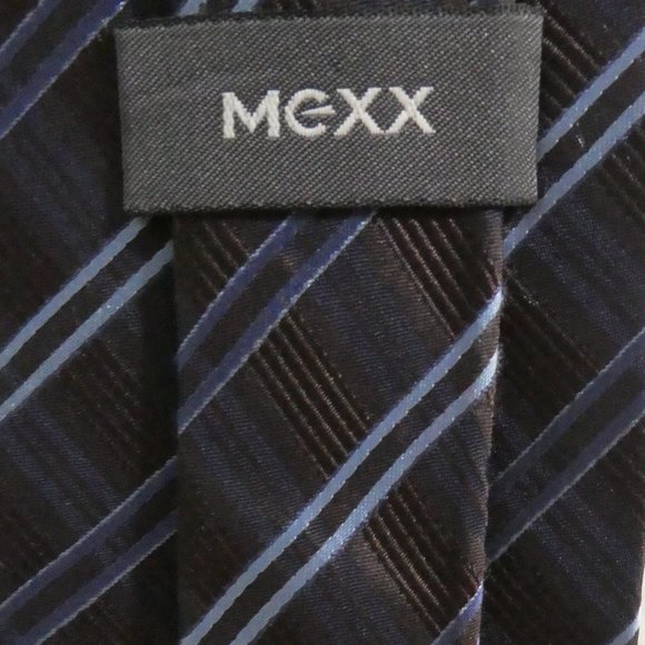 MEXX | Striped Necktie | 100% silk | Hand Made - Picture 3 of 9
